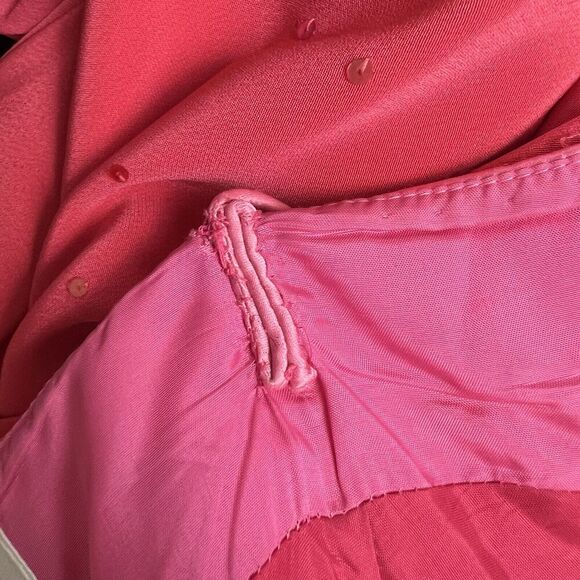 Vintage Gilar Evening wear pink embellished formal maxi dress 10 sequin prom - Picture 13 of 15